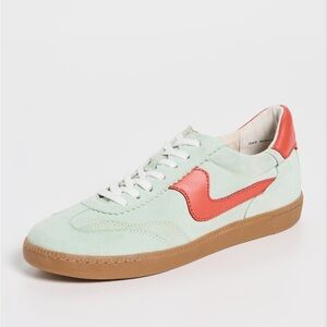 Dolce Vita Retro Low-Top Sneakers – Mint & Coral | Size 8.5 | New
